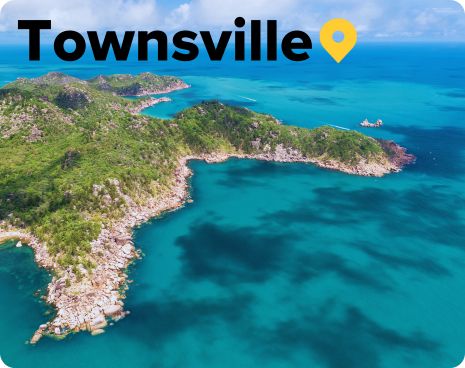 Magnetic Island and the Great Barrier Reef in Townsville Queensland Australia